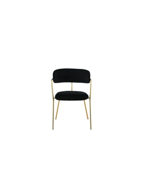 Matstol Arrow, Svart/Guld