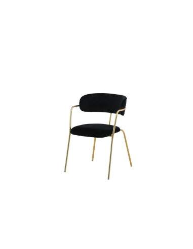 Matstol Arrow, Svart/Guld