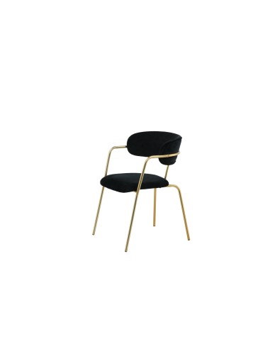 Matstol Arrow, Svart/Guld