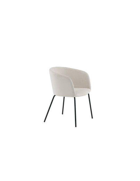 Matstol Berit, Beige/Svart