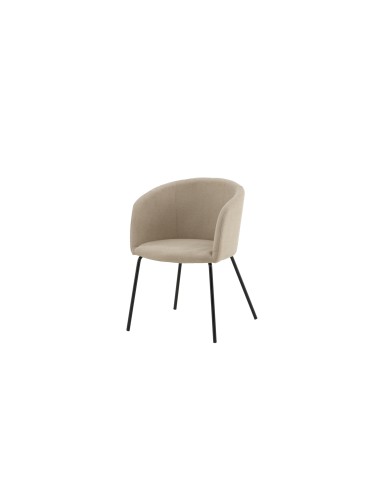 Matstol Berit, Beige/Svart