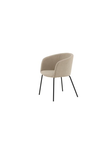 Matstol Berit, Beige/Svart