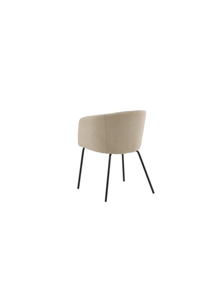 Matstol Berit, Beige/Svart