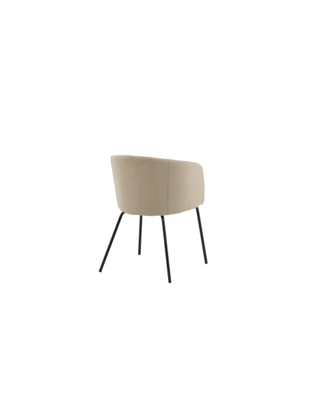 Matstol Berit, Beige/Svart