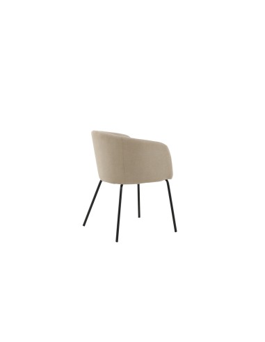 Matstol Berit, Beige/Svart