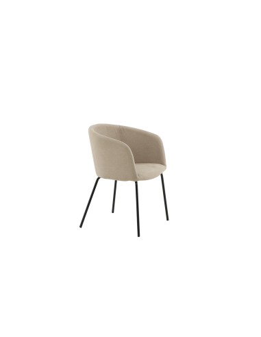 Matstol Berit, Beige/Svart