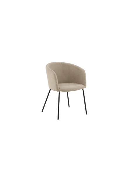 Matstol Berit, Beige/Svart
