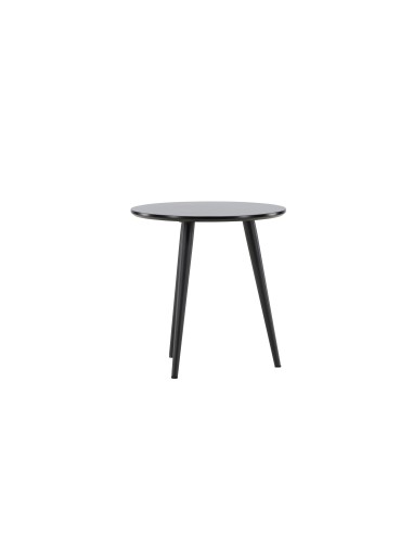 Runt sidobord Askim, Ø48 cm, Svart