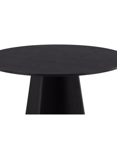 Runt matbord Bootcut, Ø110 cm, Svart