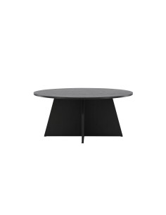 Runt soffbord Bootcut, Ø100 cm, Svart