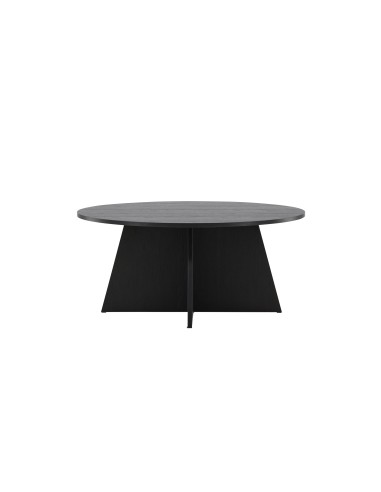 Runt soffbord Bootcut, Ø100 cm, Svart