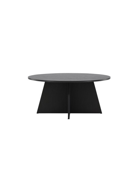 Runt soffbord Bootcut, Ø100 cm, Svart