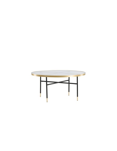 Runt soffbord Bubbles, Ø98 cm, Gold