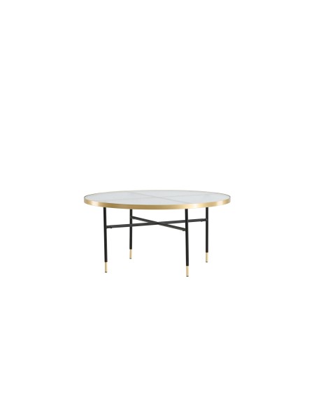 Runt soffbord Bubbles, Ø98 cm, Gold