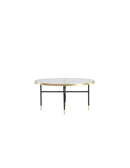 Runt soffbord Bubbles, Ø98 cm, Gold