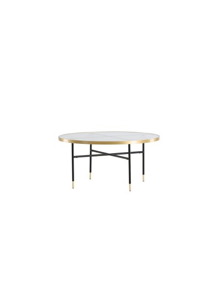 Runt soffbord Bubbles, Ø98 cm, Gold