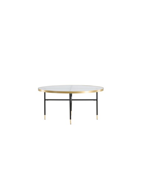 Runt soffbord Bubbles, Ø98 cm, Gold