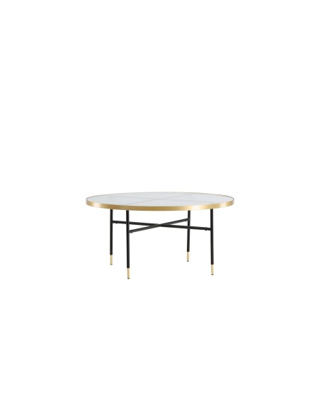 Runt soffbord Bubbles, Ø98 cm, Gold