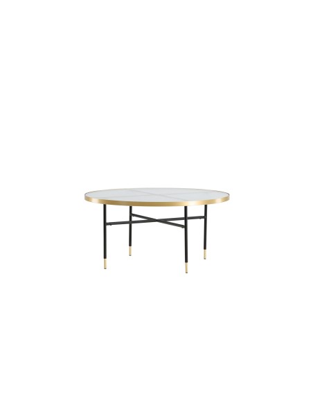 Runt soffbord Bubbles, Ø98 cm, Gold