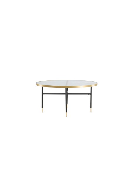 Runt soffbord Bubbles, Ø98 cm, Gold