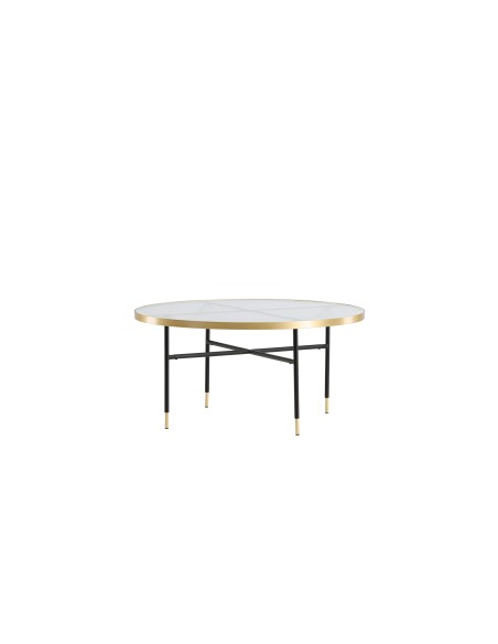 Runt soffbord Bubbles, Ø98 cm, Gold