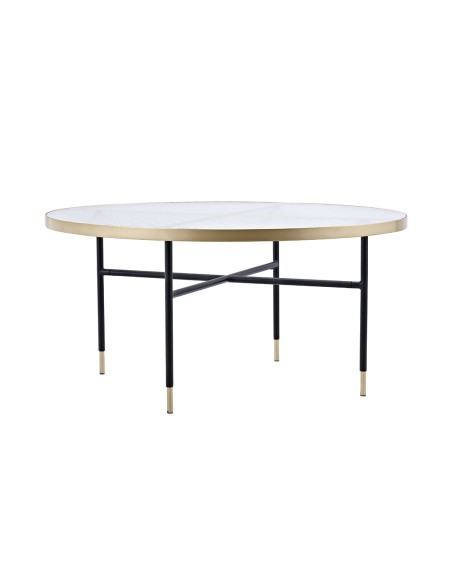 Runt soffbord Bubbles, Ø98 cm, Gold