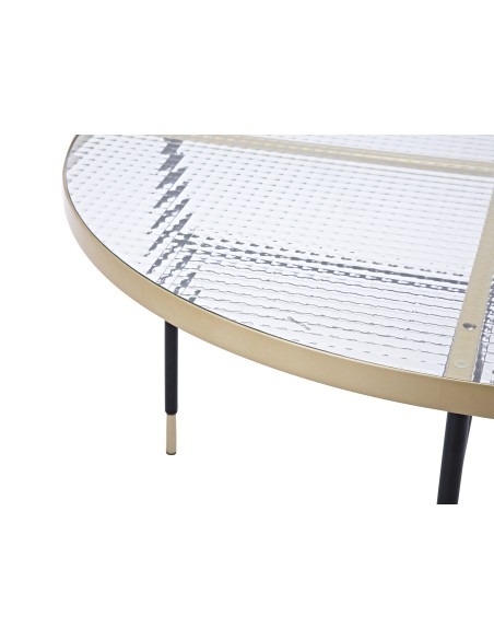 Runt soffbord Bubbles, Ø98 cm, Gold