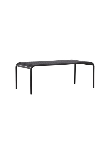 Matbord Borneo, 200 × 100 cm, Svart