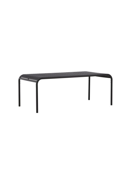 Matbord Borneo, 200 × 100 cm, Svart