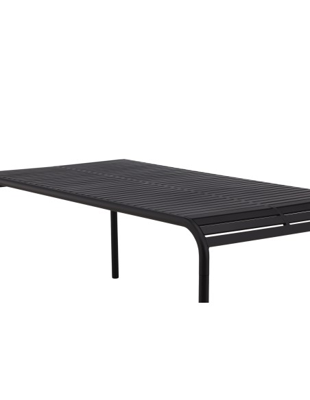 Matbord Borneo, 200 × 100 cm, Svart
