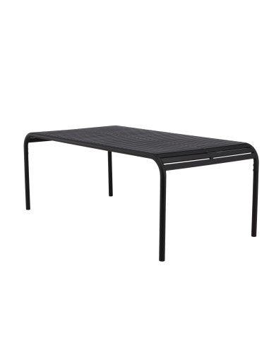 Matbord Borneo, 200 × 100 cm, Svart