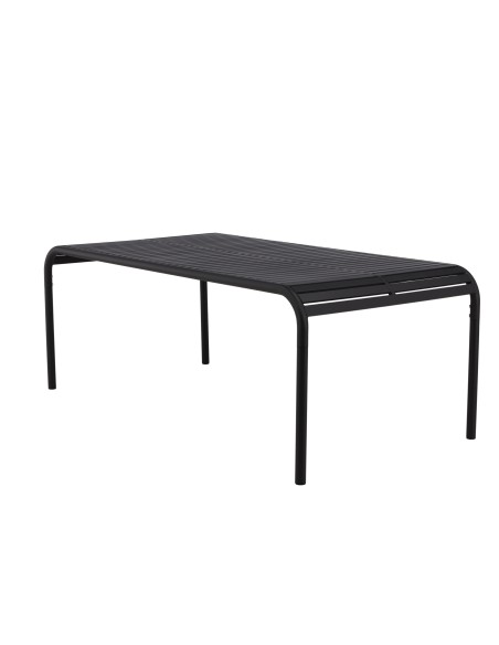 Matbord Borneo, 200 × 100 cm, Svart
