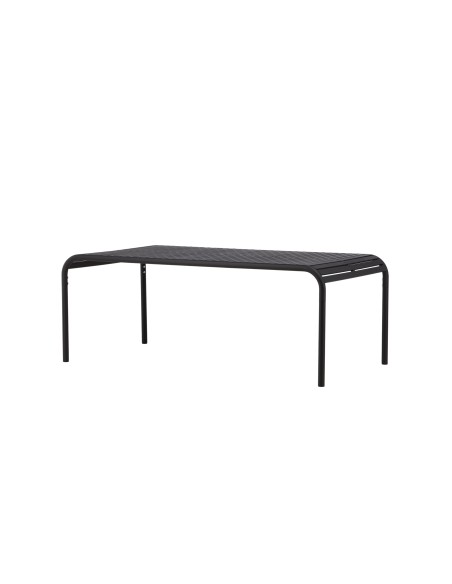 Matbord Borneo, 200 × 100 cm, Svart