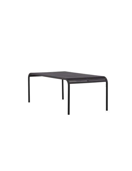 Matbord Borneo, 200 × 100 cm, Svart