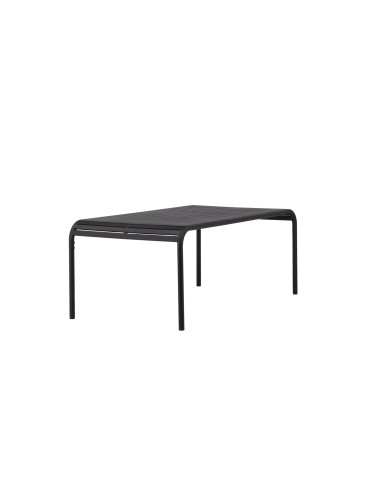 Matbord Borneo, 200 × 100 cm, Svart