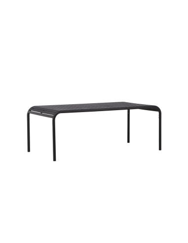 Matbord Borneo, 200 × 100 cm, Svart