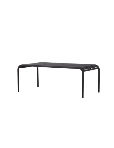 Matbord Borneo, 200 × 100 cm, Svart