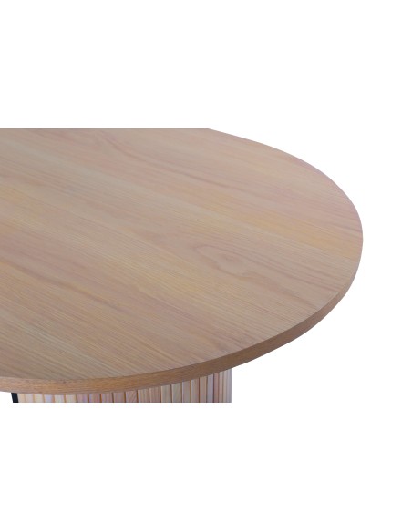 Ovalt matbord Bianca, 200 × 90 cm, Vitlaserad