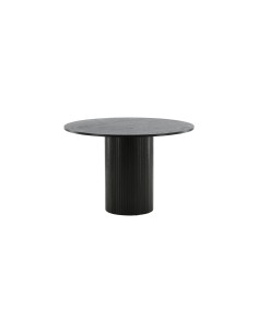 Runt matbord Bianca, Ø110 cm, Svart
