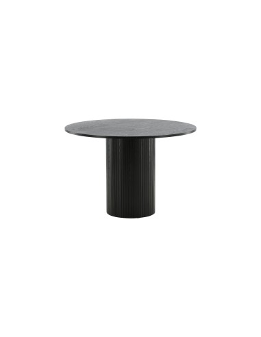 Runt matbord Bianca, Ø110 cm, Svart