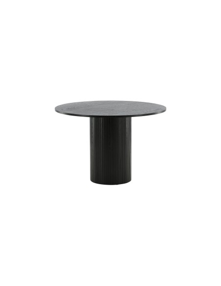 Runt matbord Bianca, Ø110 cm, Svart