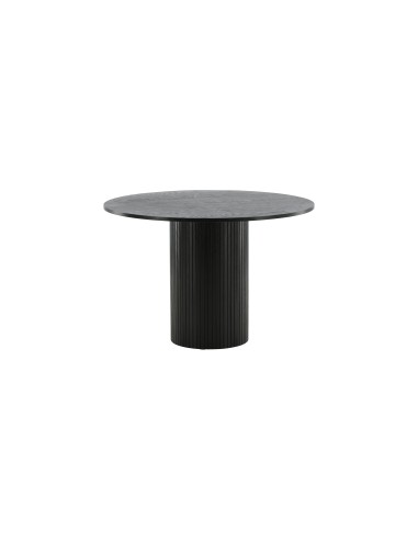 Runt matbord Bianca, Ø110 cm, Svart