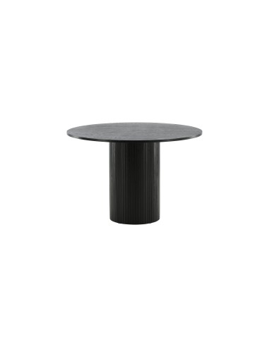 Runt matbord Bianca, Ø110 cm, Svart