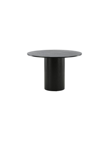 Runt matbord Bianca, Ø110 cm, Svart