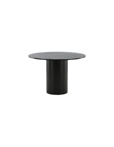 Runt matbord Bianca, Ø110 cm, Svart