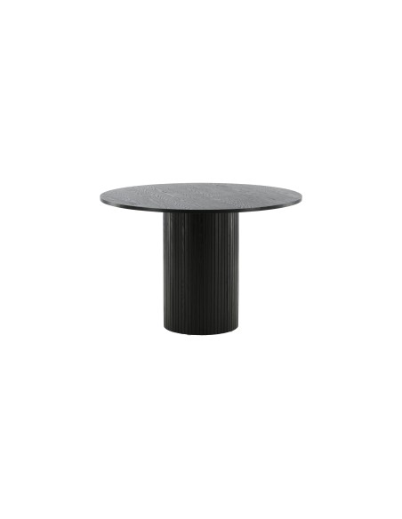 Runt matbord Bianca, Ø110 cm, Svart