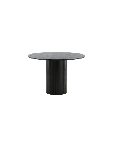 Runt matbord Bianca, Ø110 cm, Svart
