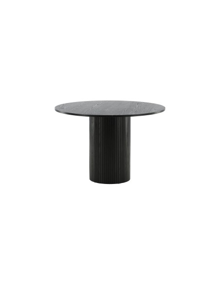 Runt matbord Bianca, Ø110 cm, Svart