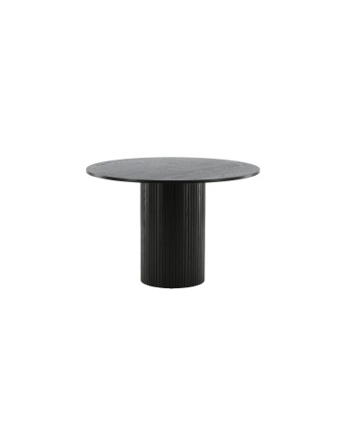Runt matbord Bianca, Ø110 cm, Svart