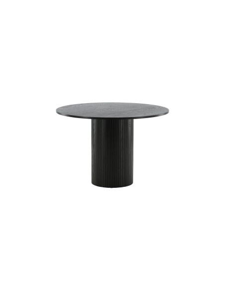 Runt matbord Bianca, Ø110 cm, Svart